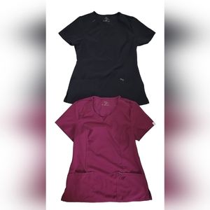 Cherokee Infinity Scrub Tops Set of 2